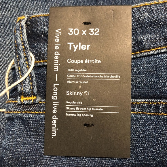NWT Frank & Oak Tyler Skinny Jean in Blue - Picture 8 of 8